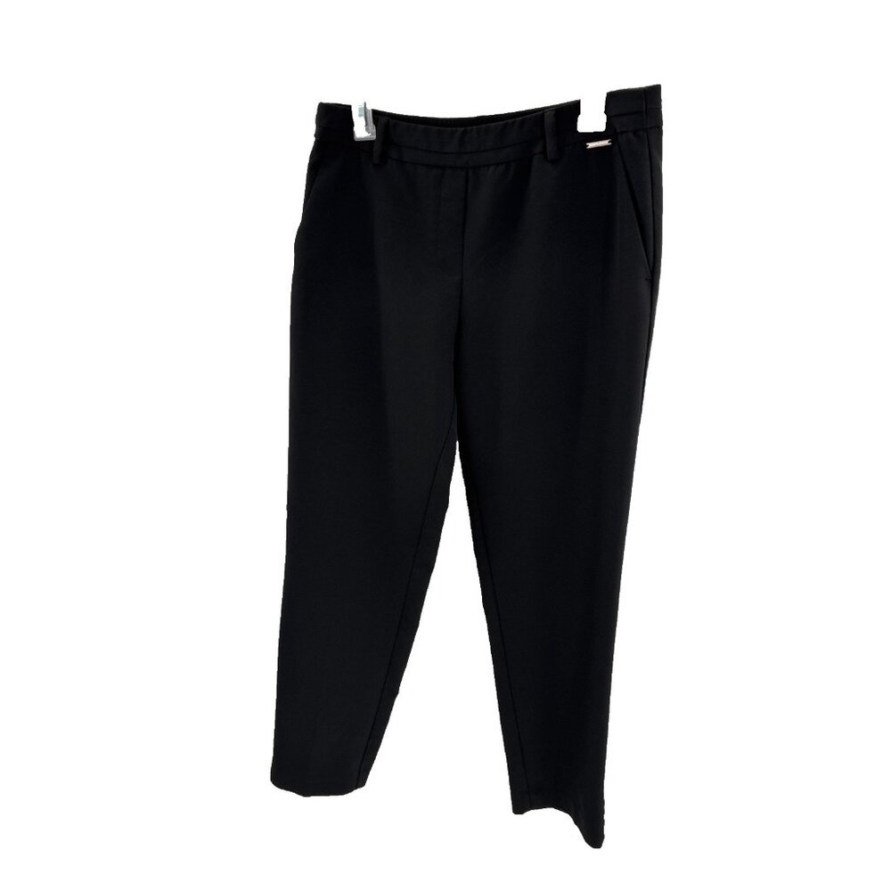 Zac & Rachel Womens Size 8 Black Dress Pants Stretch Ankle Work Career Slacks